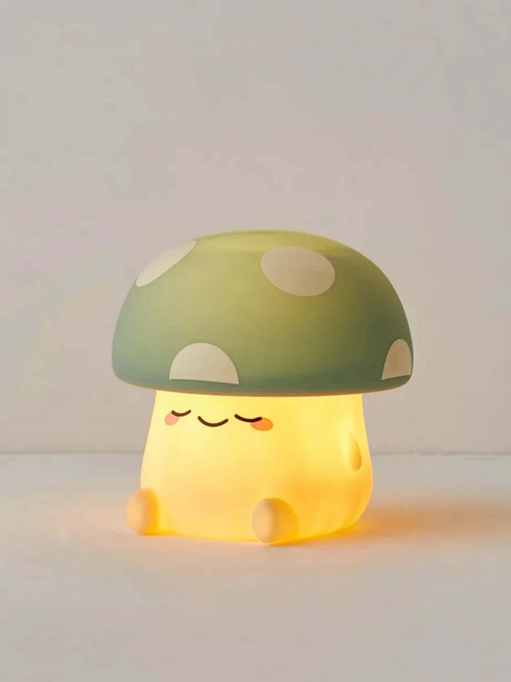 Sage Mushroom Ambient Light - Sage Green and Cream Urban Outfitters New in Box